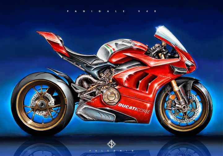 Ducati Panigale V4R (1-2-C-my) - Angelo Falconio Art