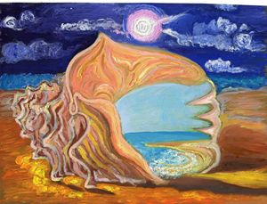 Creamy seascape
