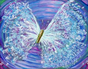 butterfly wings of water