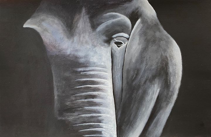"Sad Elephant" - ArtbyArtak