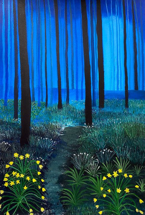 " Path to Blue Forest" - ArtbyArtak