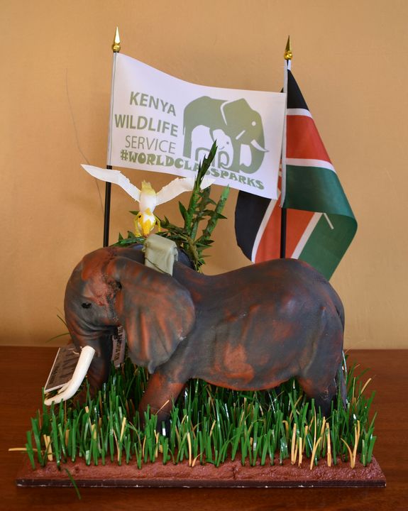 African elephant, majestic Tim - ARTFAM CREATIVE DESIGNS KENYA