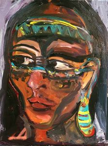 Indigenous Woman by BRUNI
