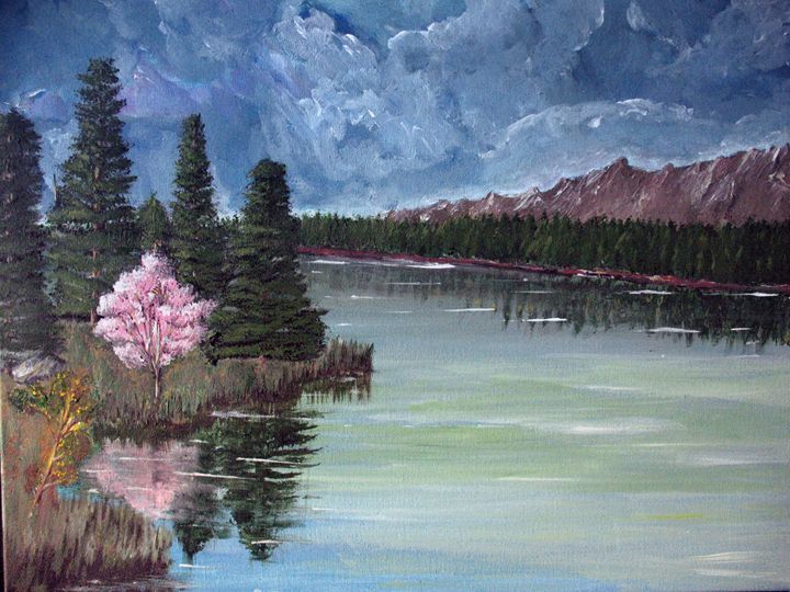 Maligne  lake in Jasper - Joy Azer's Gallery