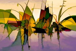 Swamp Grass Abstract - RosalieScanlonPhotography&Art