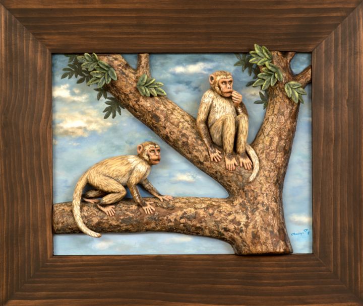 The Monkey Marketplace Art Print