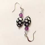 Fish scale earrings