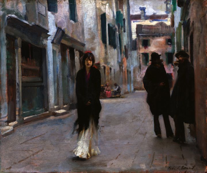 Street in Venice - Tony Bly - Paintings & Prints, Places & Travel