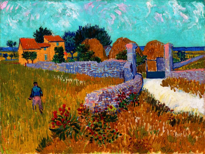 Farmhouse in Provence - Tony Villages ArtPal Towns & - Landscapes & Nature, Bly & - Prints, Paintings