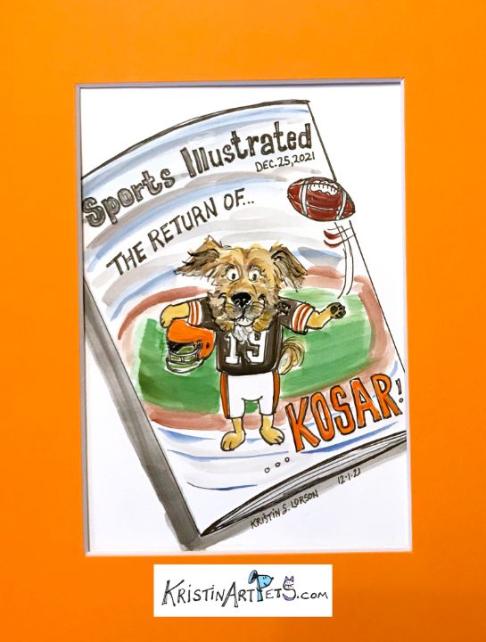 Kosar! Sports Illustrated cover boy! - KristinArtPets and more By Kristin Lorson