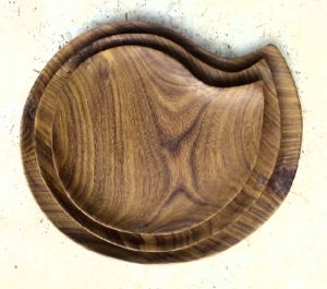 Multipurpose wooden plate