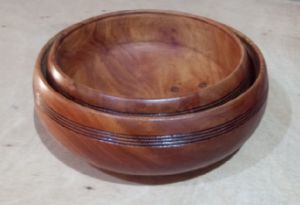 Multipurpose wooden bowl