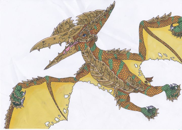 Ark Survival Evolved Pteranodon - M.RArts - Drawings & Illustration,  Animals, Birds, & Fish, Dinosaurs, Other Dinosaurs - ArtPal