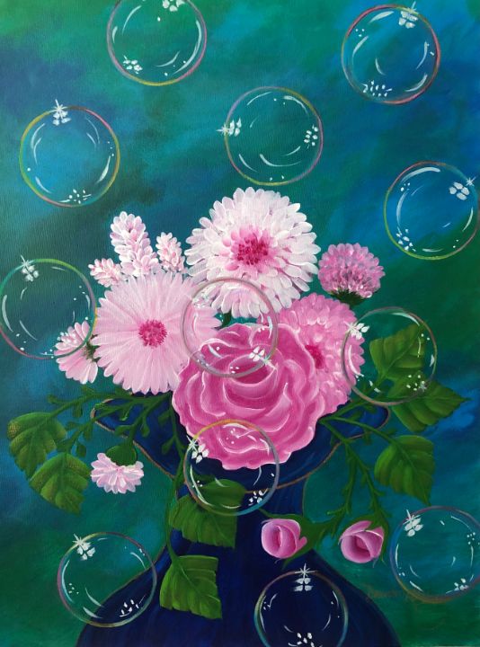 Floral Passion In Pink - Brenda Williams