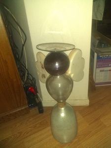Glass Angel Oil Lamp