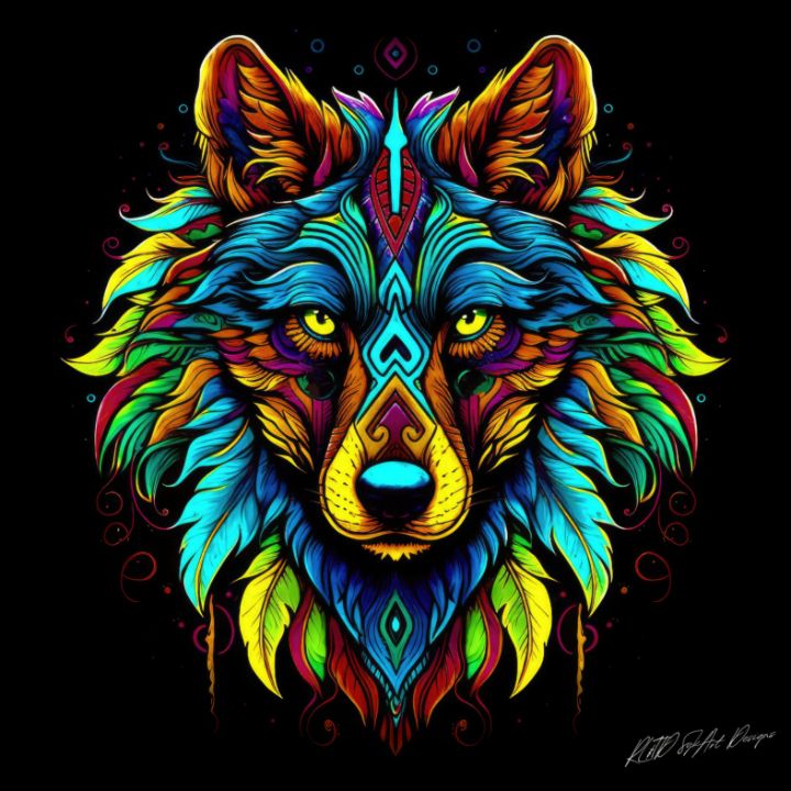 Wolf Eyes - Wolf Face - SykArt Designs - Digital Art & AI, Animals, Birds,  & Fish, Wolves - ArtPal