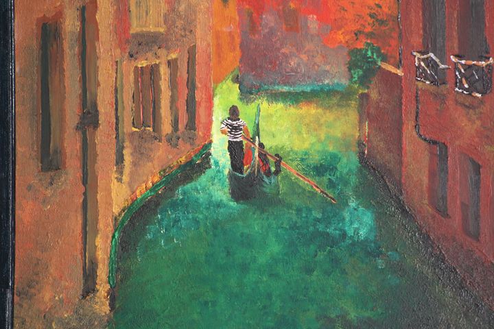 Rowing with a Venetian Gondolier - Richard A. Mohan