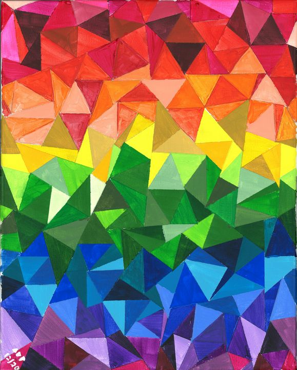 Joseph Triangles 3: Roy G. Biv - Alan's Art