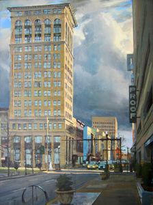 Lexington, Main St, Impending Storm - Mark Ratzlaff