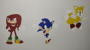 Sonic, Amy Rose, Shadow - Pirate Arts - Drawings & Illustration, Childrens  Art, TV Shows & Movies - ArtPal