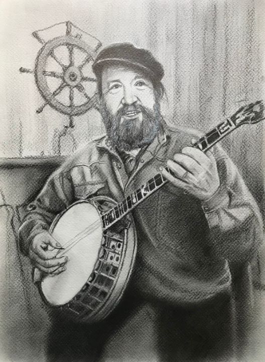 Barney McKenna Pencil Portrait - Conor Keegan Art Prints - Drawings ...