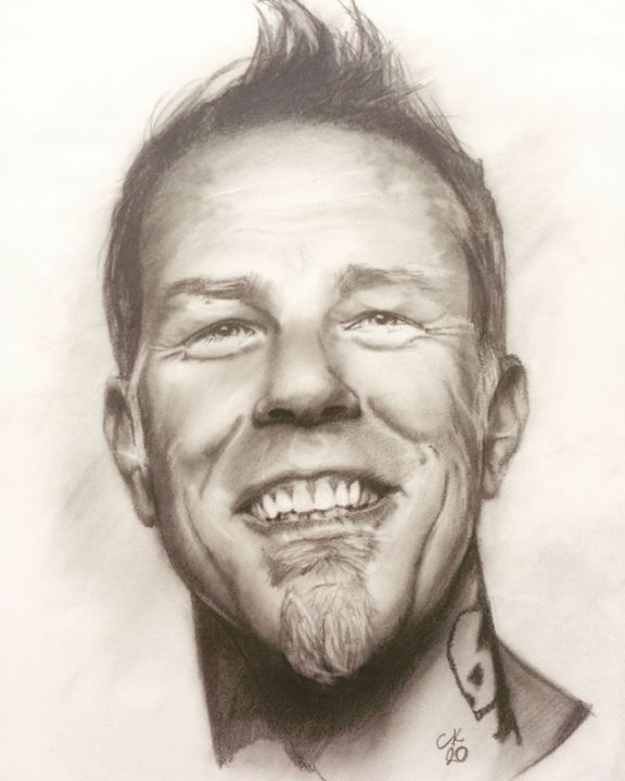 James Hetfield portrtait - Conor Keegan Art Prints - Paintings & Prints ...