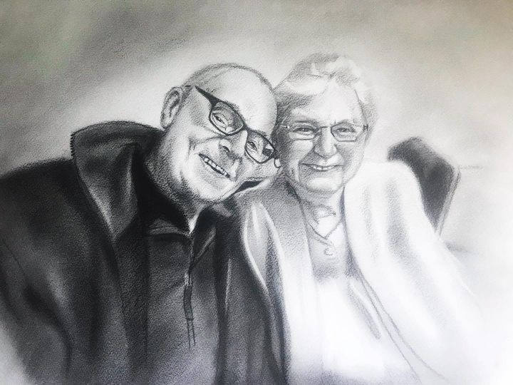 Couple Portrait - Conor Keegan Art - Drawings & Illustration, People ...