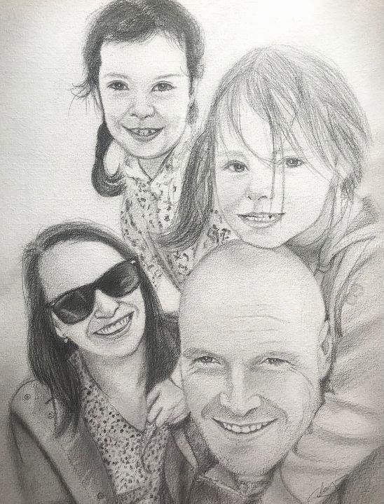 Family portrait - Conor Keegan Art Prints - Drawings & Illustration ...