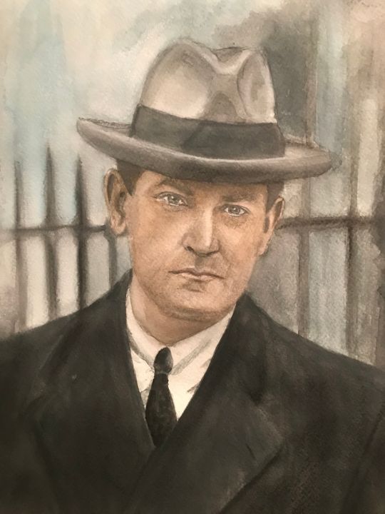 Michael Collins Portrait Conor Keegan Art Paintings & Prints