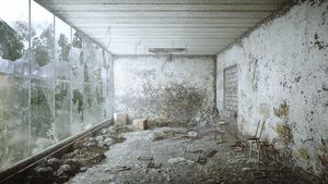 Chernobyl abandoned room