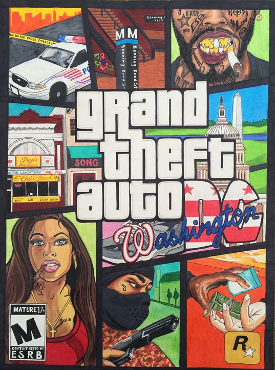 Grand Theft Auto: Washington D.C. - BlackSOLB Art