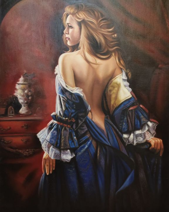 Another Monalize - Lida - Paintings & Prints, People & Figures, Female  Form, Clothed - ArtPal