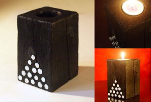 Decorative candle holder – “Pyramid” - ZHEKO