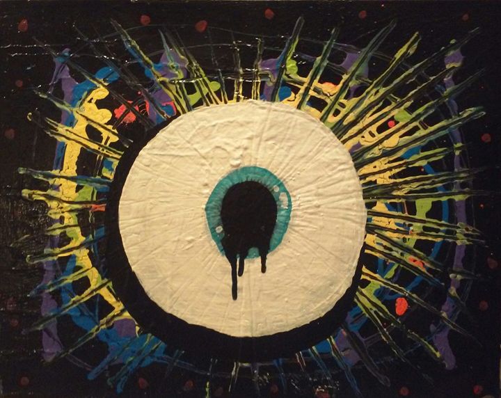 Dripping Eyeball - Bomb Art