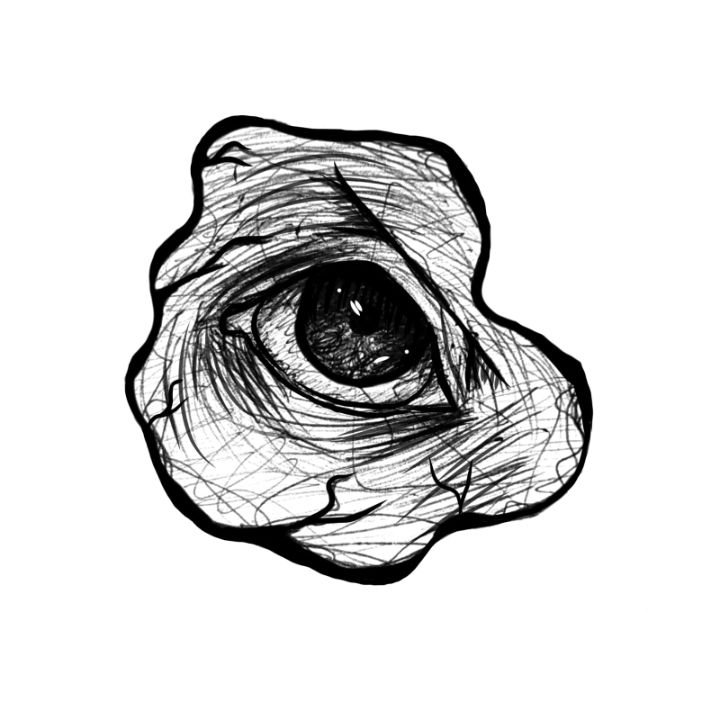 sad sketches eyes