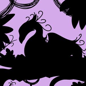 Dragon Silhouette (Purple)