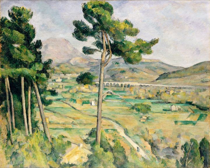 Mont Sainte-Victoire and the Viaduct - Blue Ribbon Art Gallery