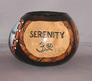 Serenity for Type A Personalities - LaDeDa Gourds - Karen L Caldwell