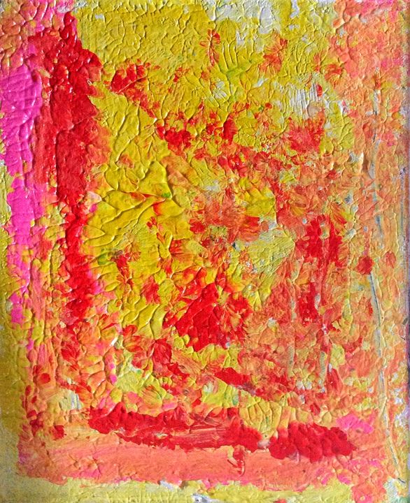 Solar Flare, 24x30 cm - Regis Pineault Abstract Art
