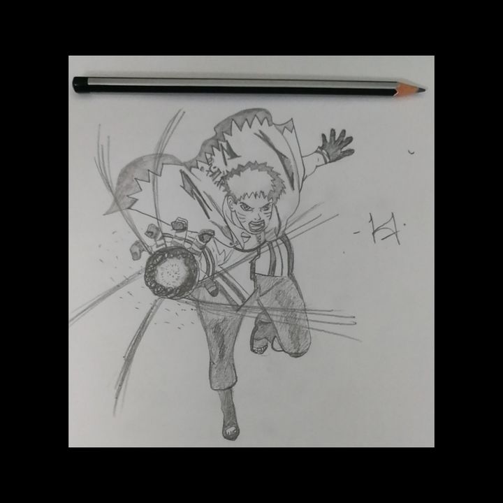 My sketch of Naruto