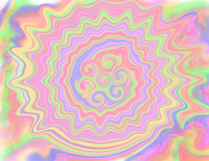 Bright swirls - Christopher Knoll - Digital Art, Abstract, Color - ArtPal