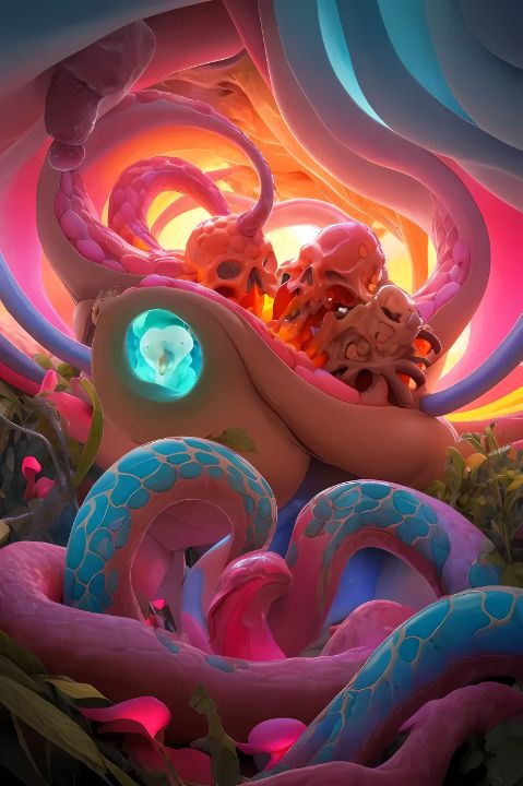 Original abstract art - R. Black Deviant Art - Paintings & Prints ...