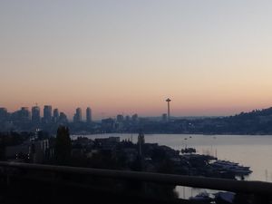 Seattle Space Needle Sunset