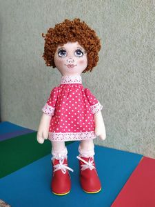 Author's doll with red hair - Alesya