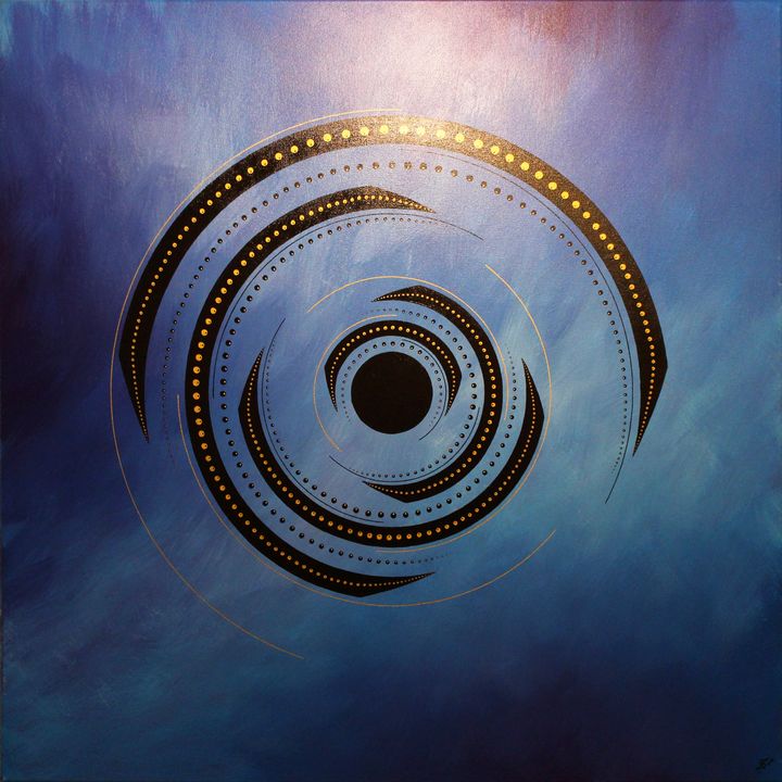 Blue rotation - Jonathan Pradillon