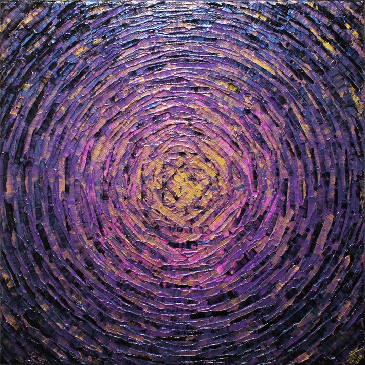 Burst of gold purple color - Jonathan Pradillon