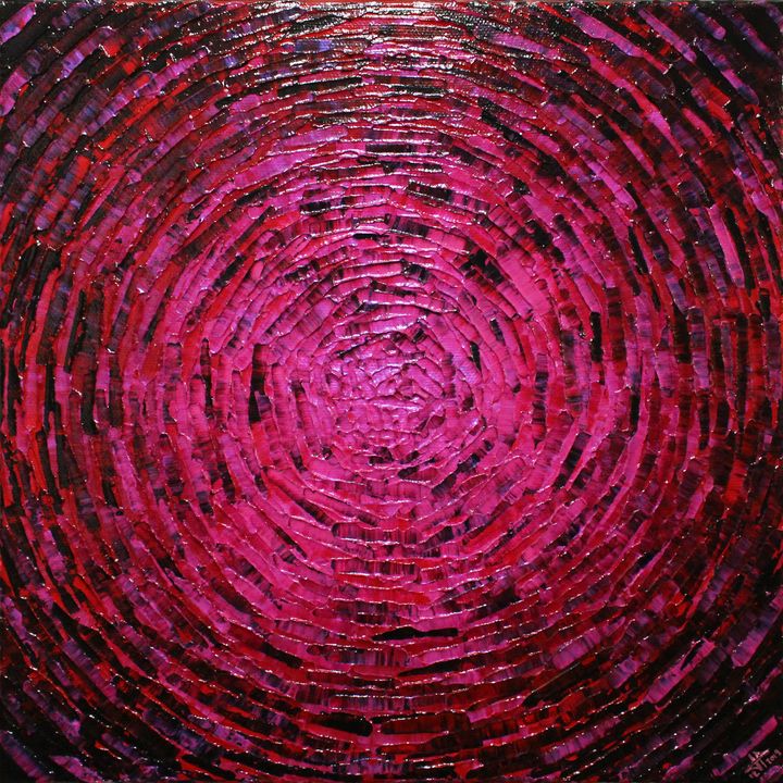 Burst of pink red color - Jonathan Pradillon