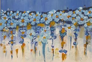 Blue flowers
