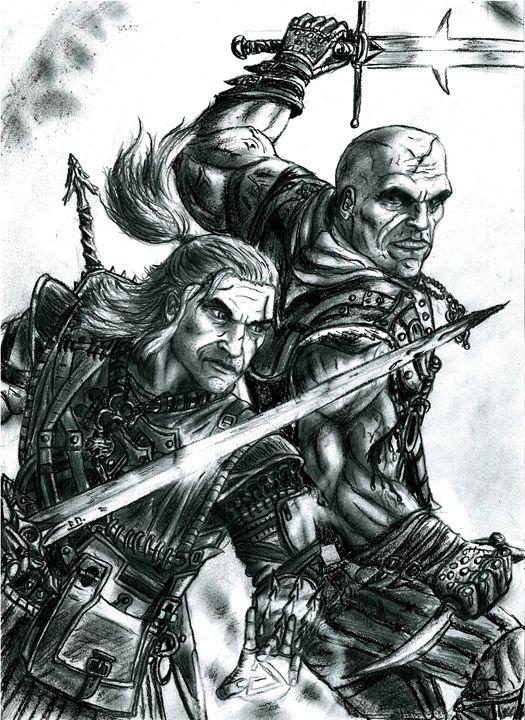 Geralt of Rivia  The Witcher DRAWING  Steemit