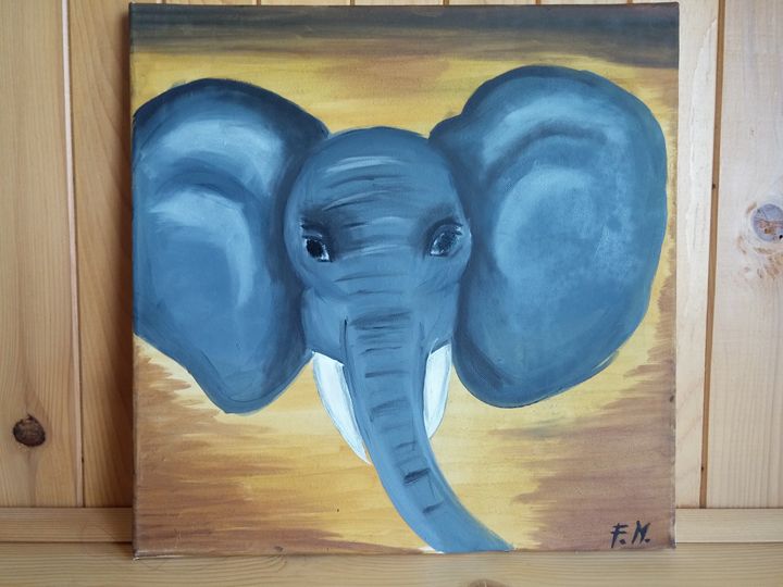 Elephant - Abstract art